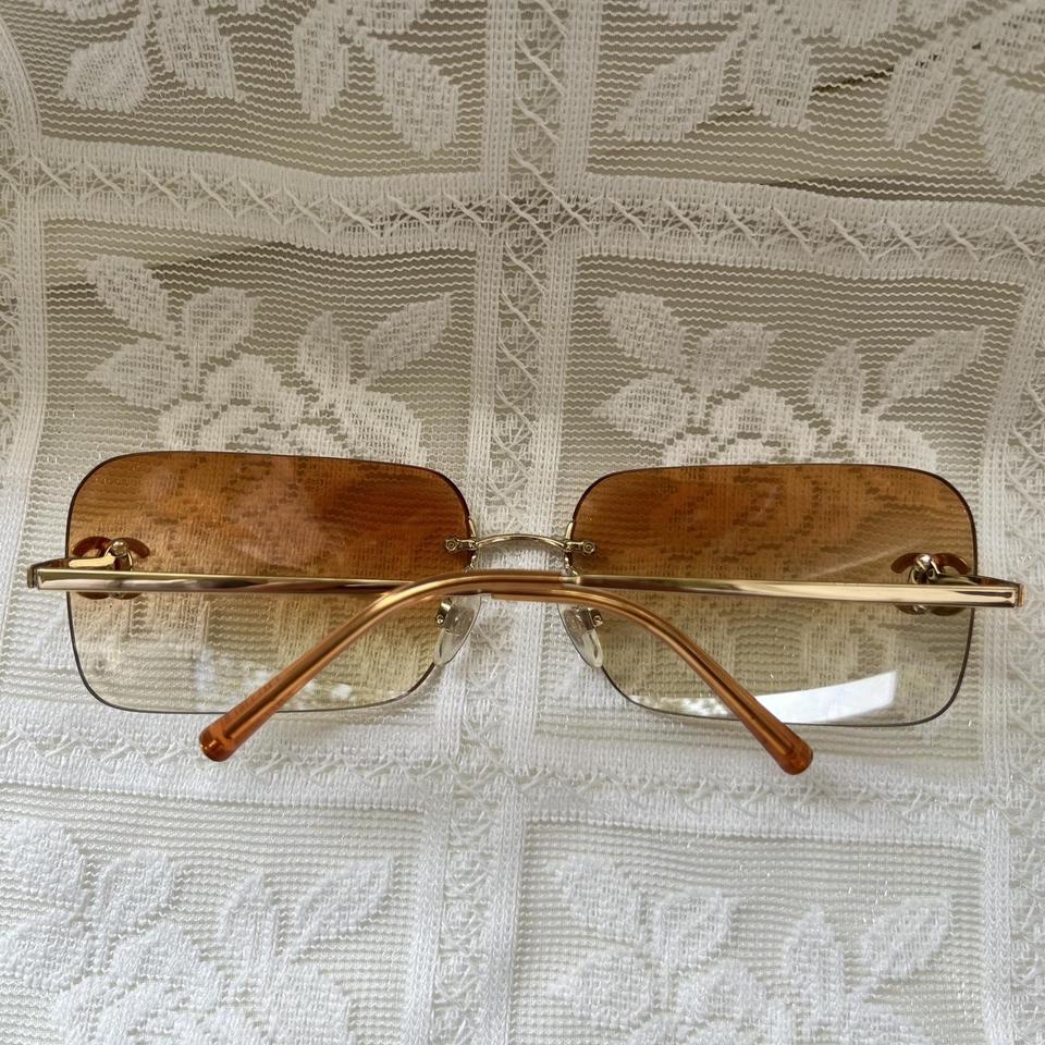 Vintage Chanel Coco Mark Matelasse Sunglass 🌞 GP x | Depop