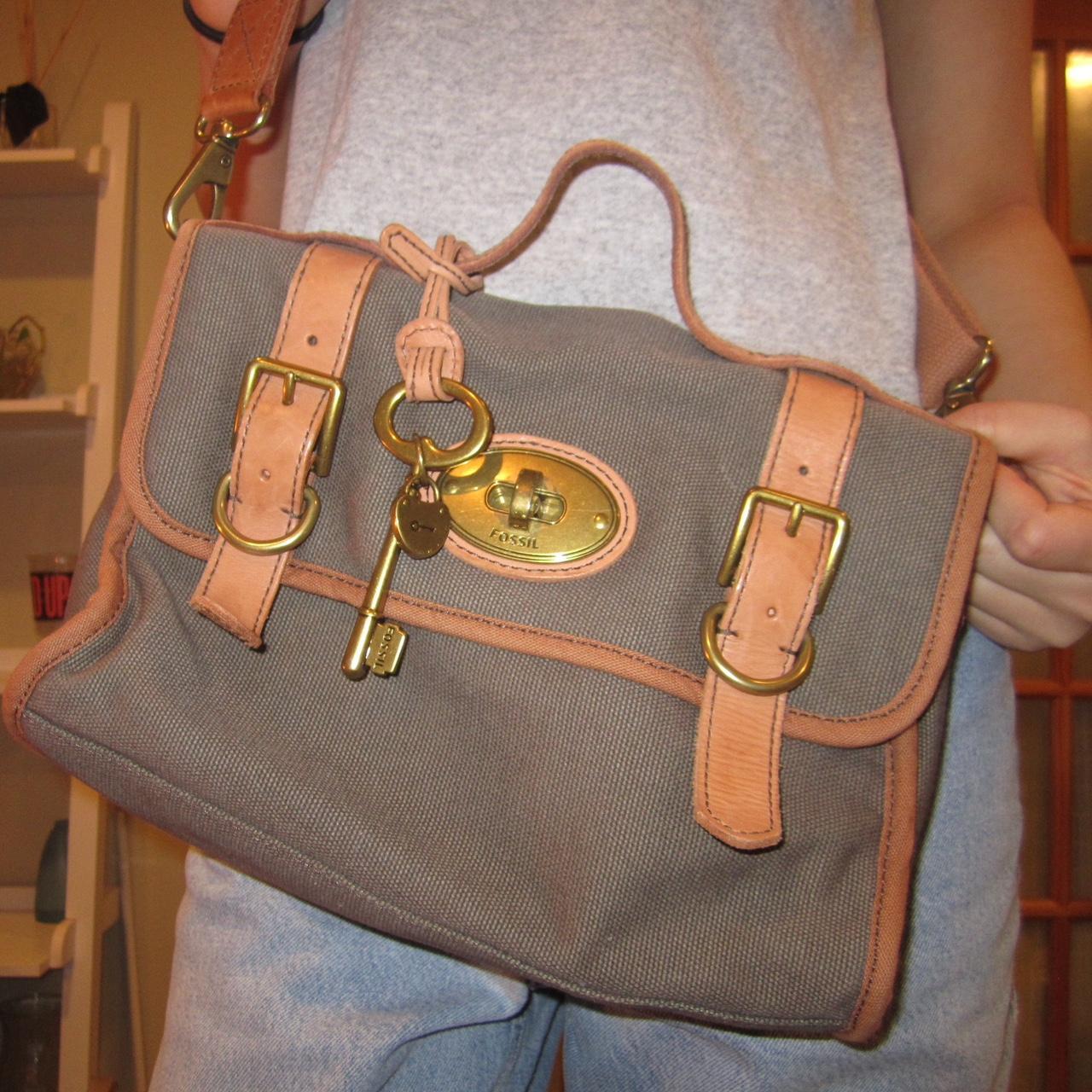 Fossil Grey sold Messanger Bag