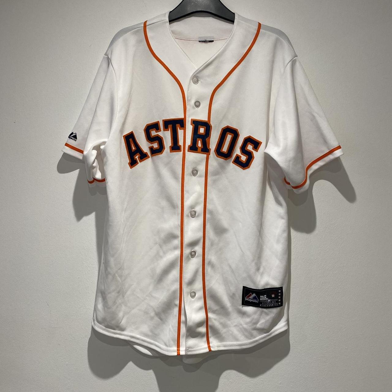 Vintage Houston Astros Baseball Majestic Jersey Size - Depop