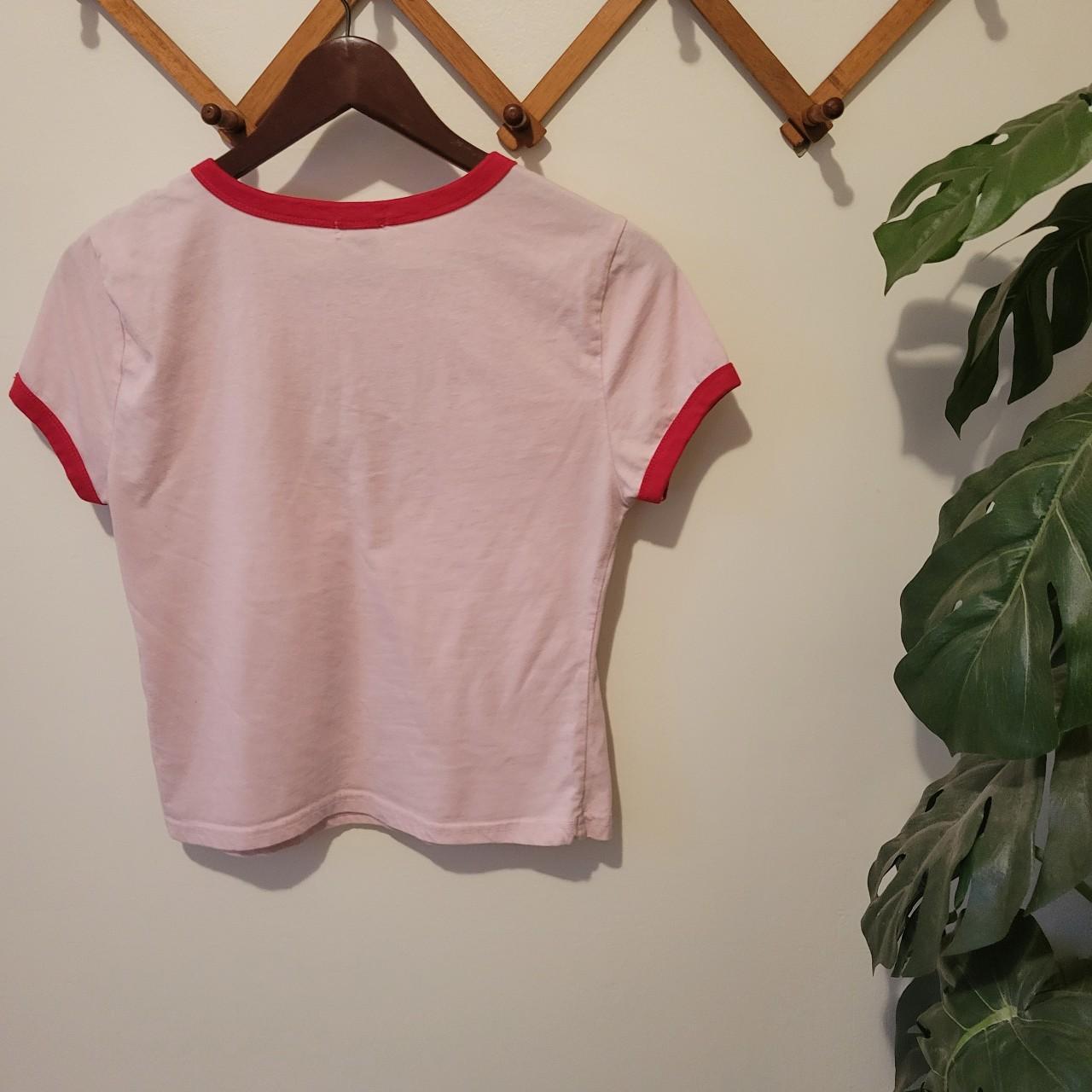 Rue 21 Women's Red and Pink T-shirt (3)