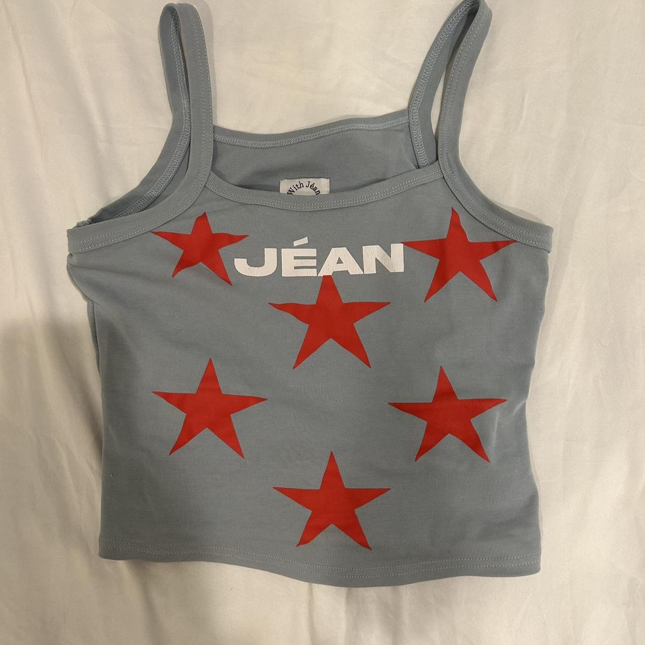 WITH JÉAN star tank basically brand new, worn once... - Depop