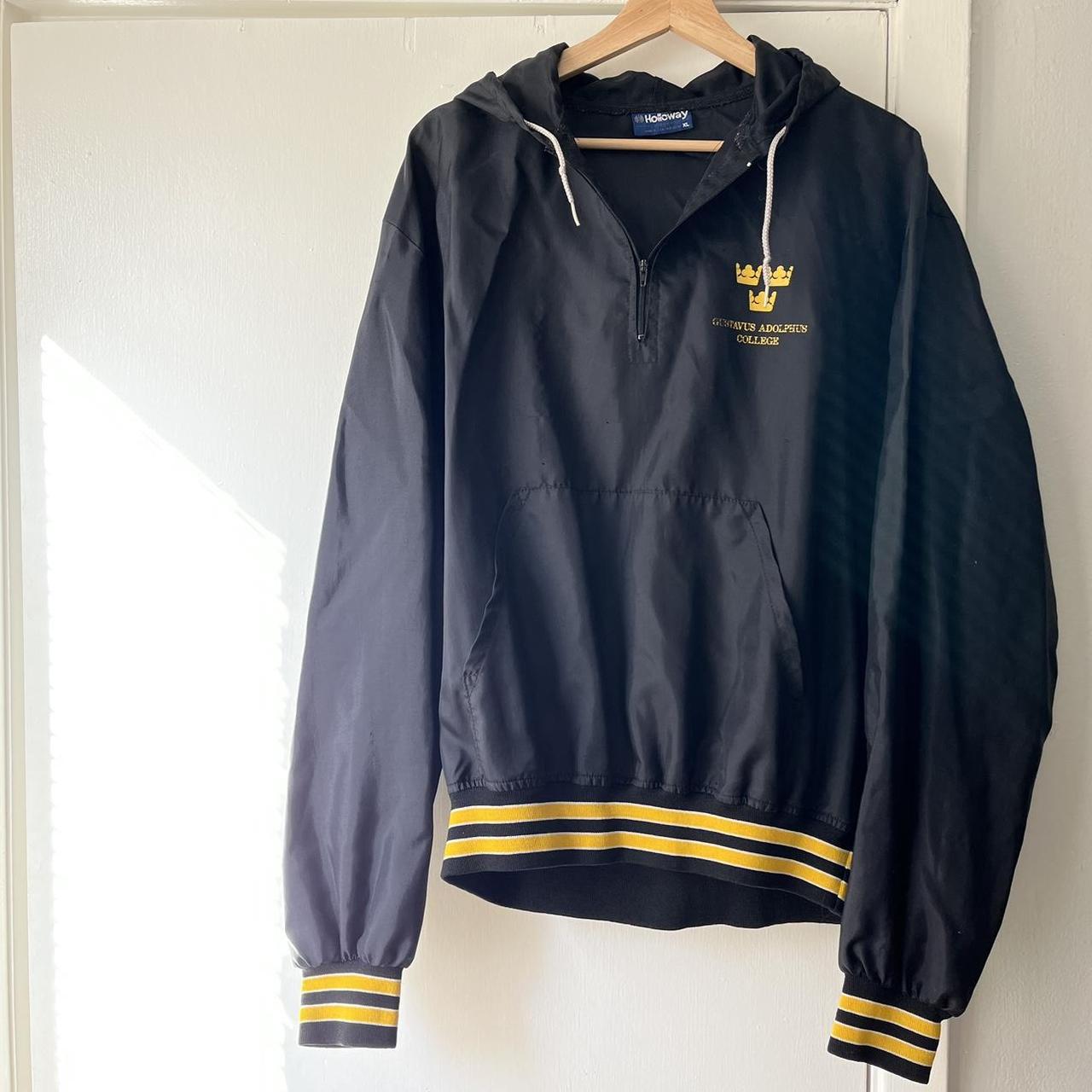 Men's Black and Yellow Jacket | Depop