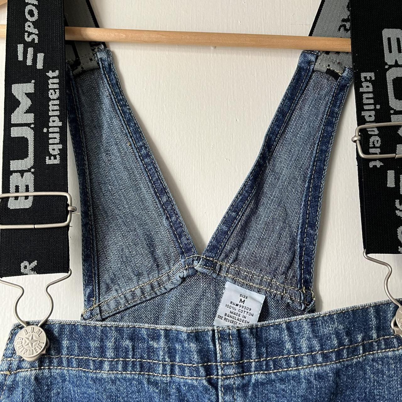 B.U.M. Equipment Women's Blue Dungarees-overalls | Depop