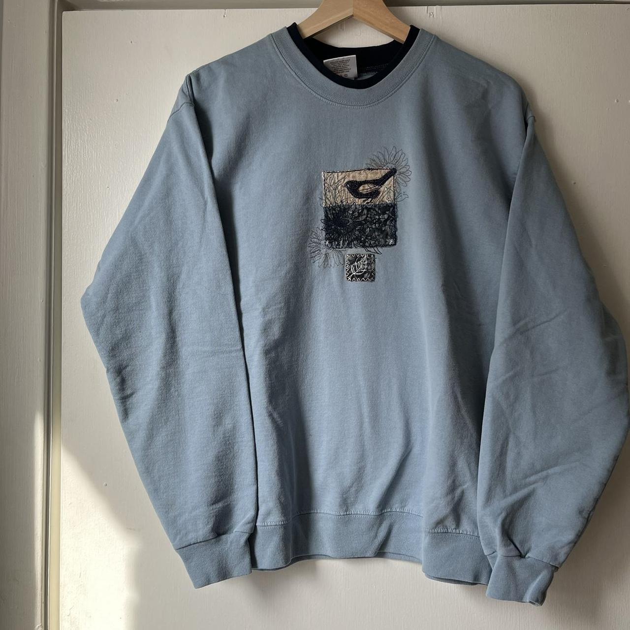 Women's Blue Sweatshirt | Depop