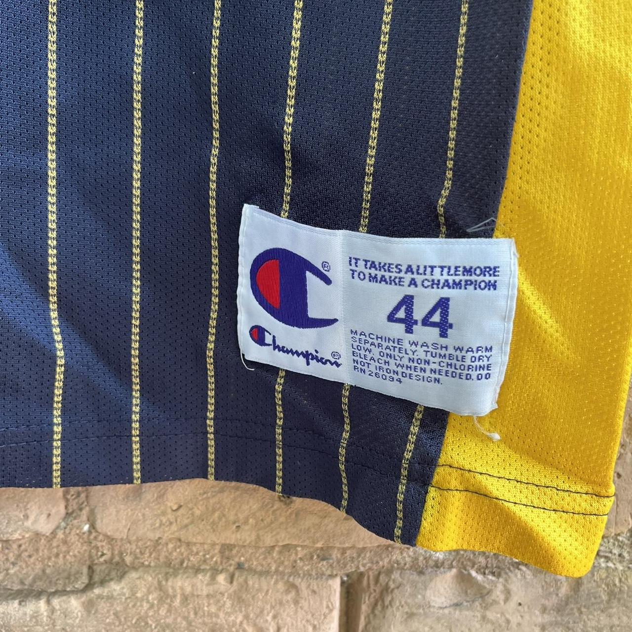 Champion Men's Yellow and Blue Vest (4)