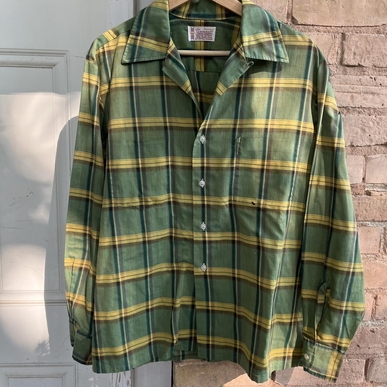 JCPenney Men's Green Shirt Depop