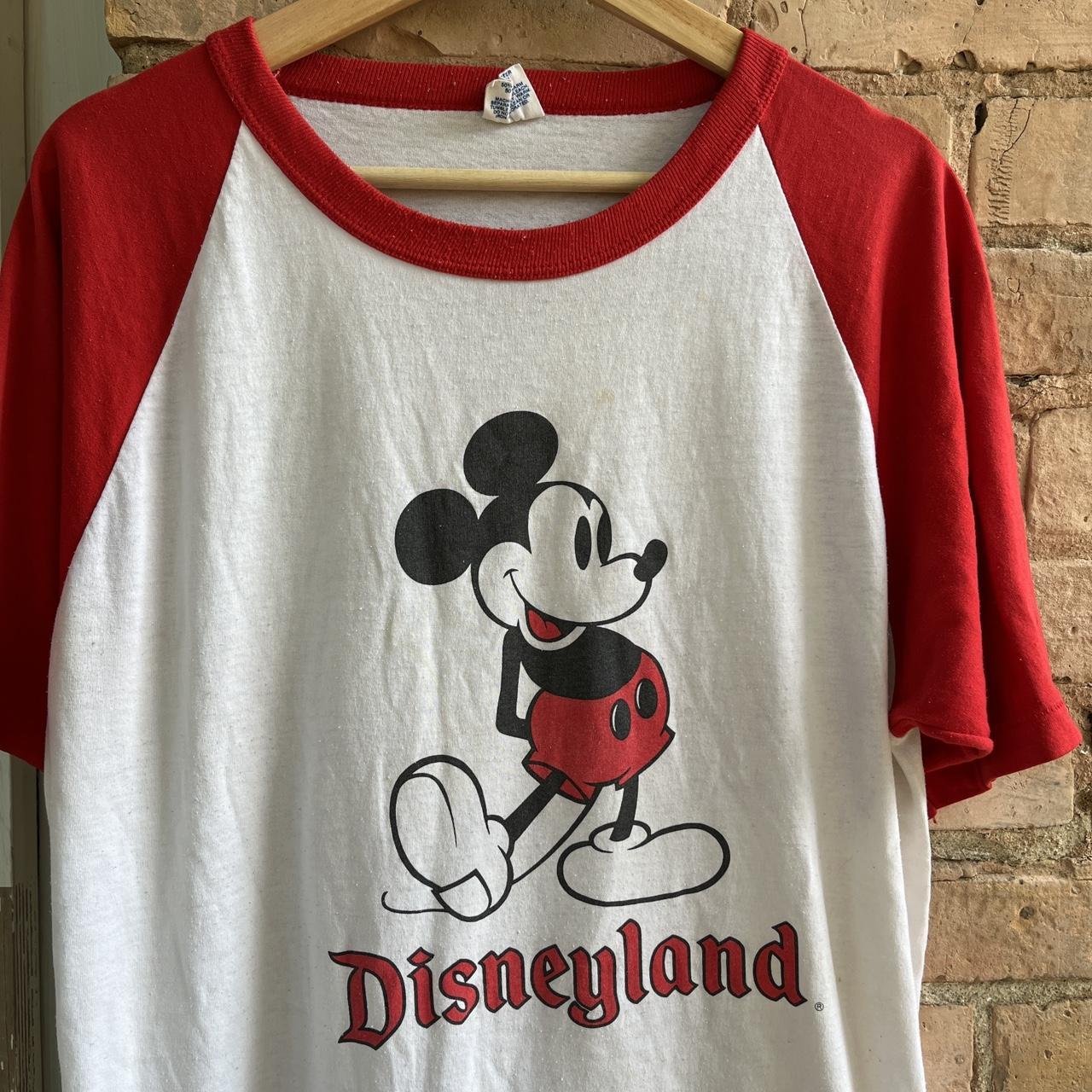 Mickey Mouse White Red Disney Baseball Jersey - Vintage Inspired