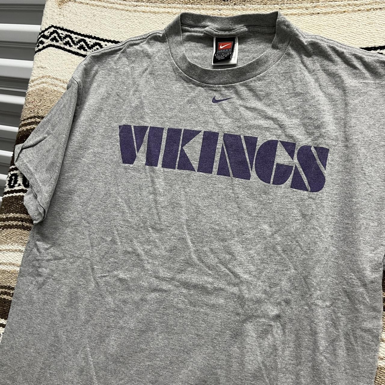 Vintage 90’s Minnesota Vikings Nike center swoosh... - Depop