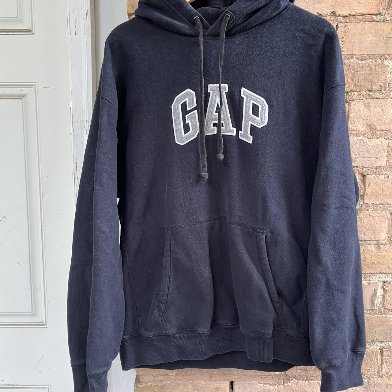 Vintage 90's GAP reverse weave hoodie Rare champion... - Depop