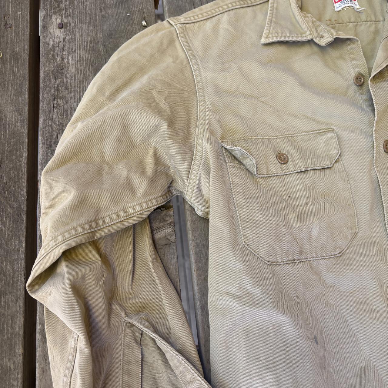 1950s Big Mac/Penneys sanforized cotton work... Depop