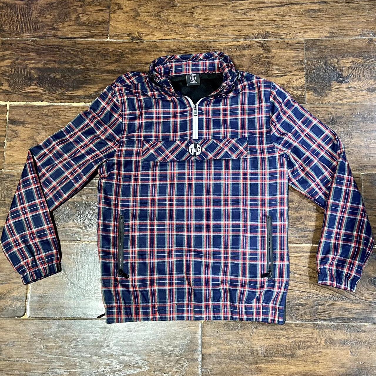 Tango Hotel Rari Plaid HalfZip Jacket Paid nearly... Depop