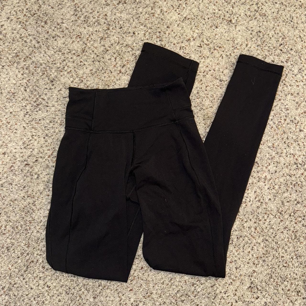 Black Lululemon Flare Leggings Size 4 perfect... - Depop