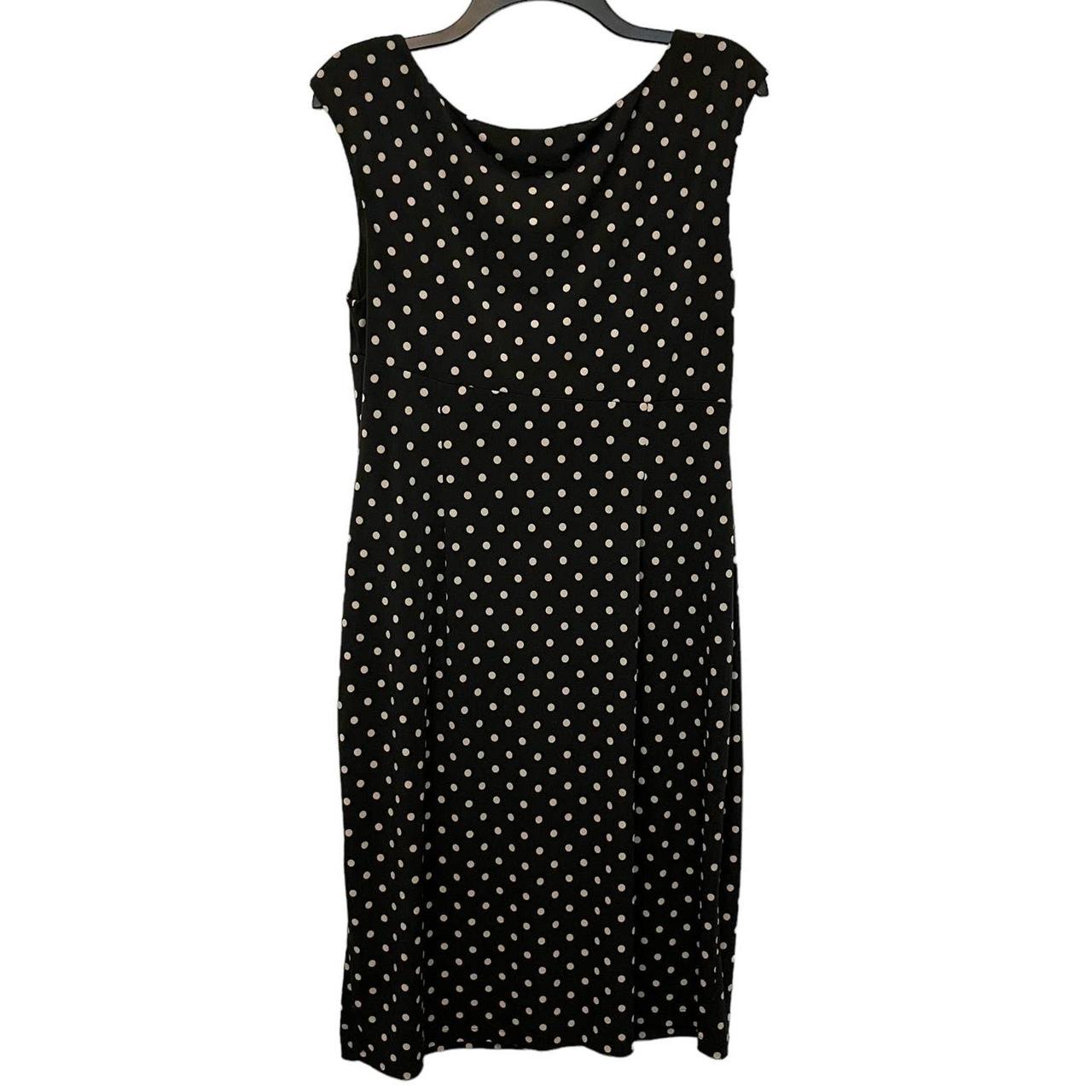 Connected apparel polka dot dress best sale