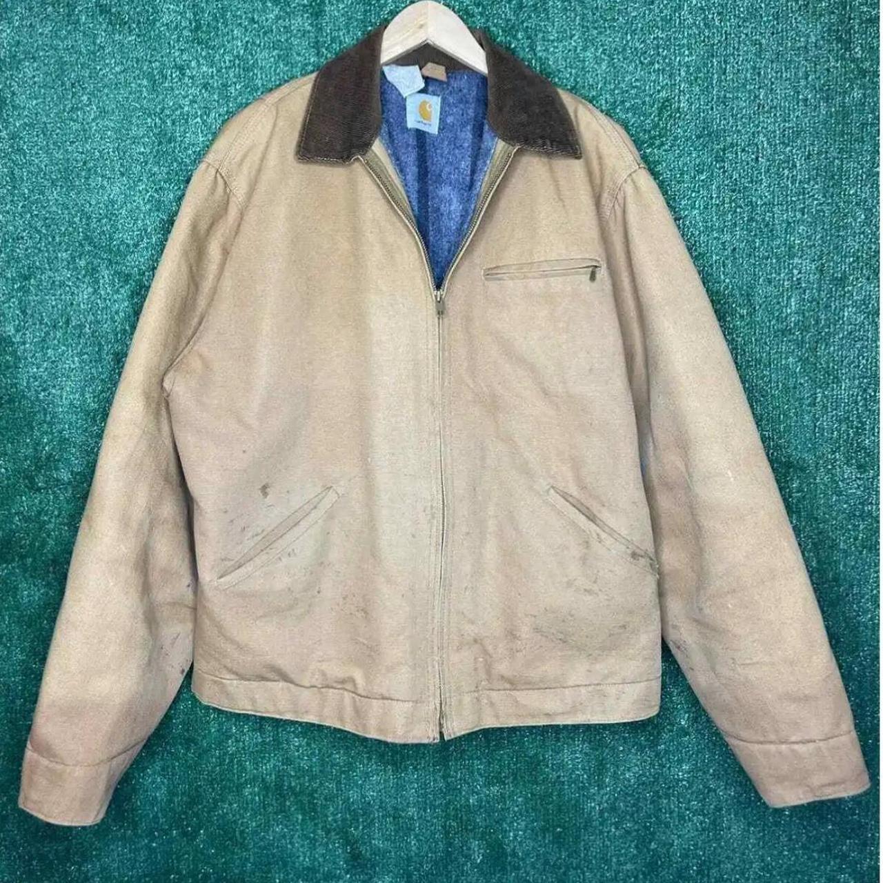 Vintage Carhartt USA Duck Canvas Sz 44 Chore Coat | Depop