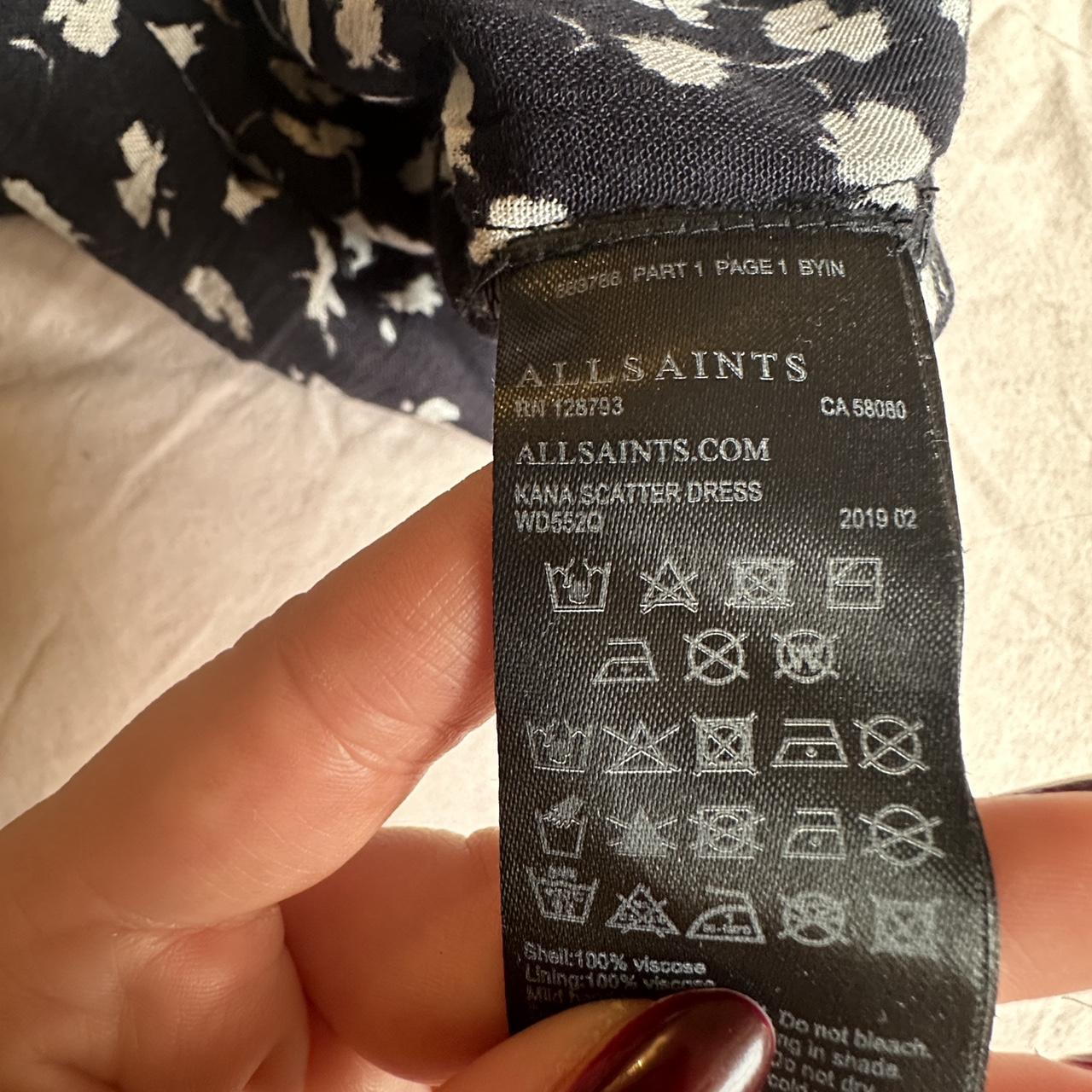 All Saints Kana Scatter Dress Only worn once dress. Depop