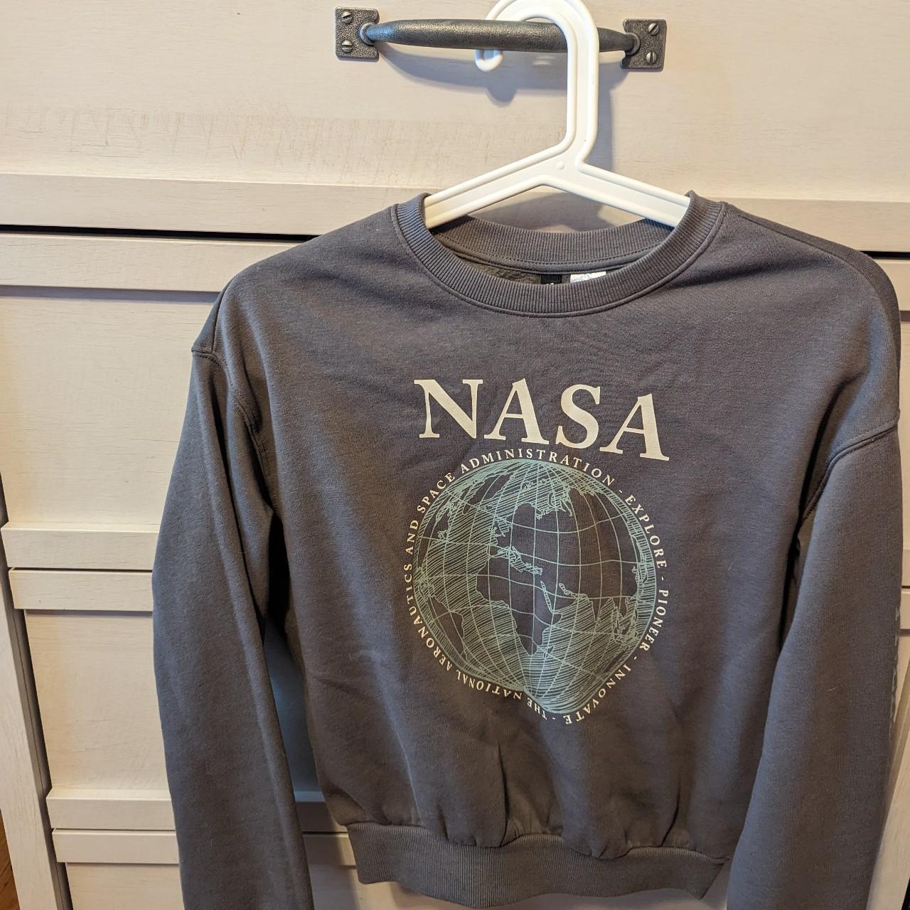 H M NASA crew neck I need my space graphic on