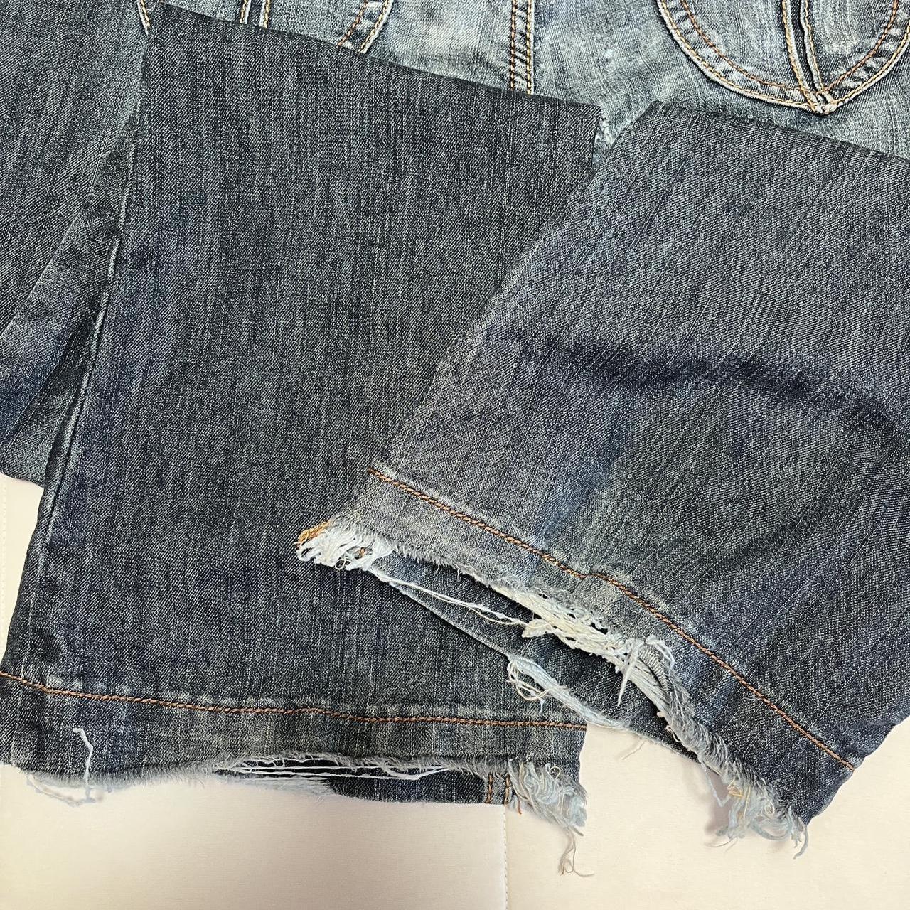 VINTAGE MUDD LOW-RISE FLARE JEANS fair condition:... - Depop