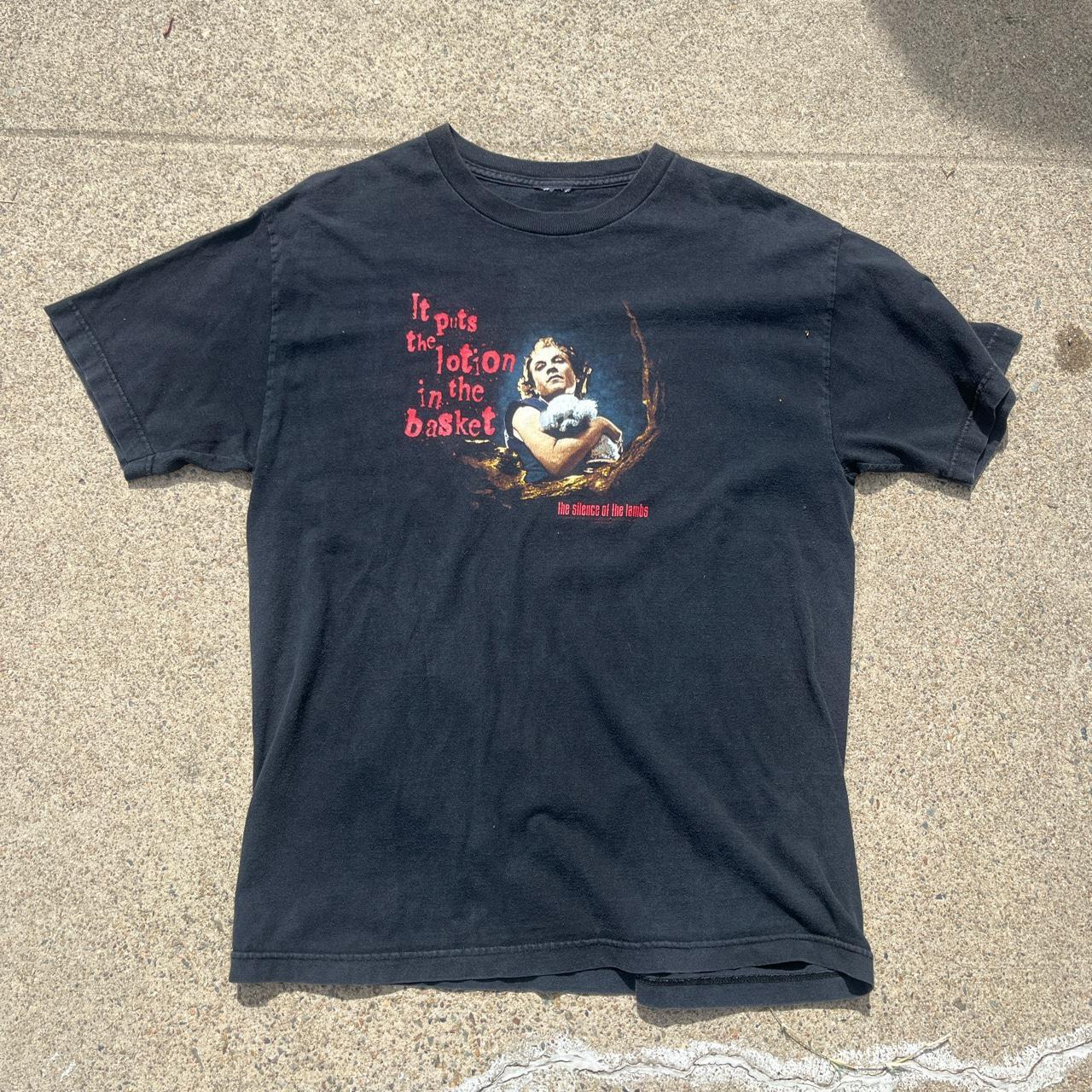 Vintage The Silence of the lambs Promo T shirt . No... - Depop