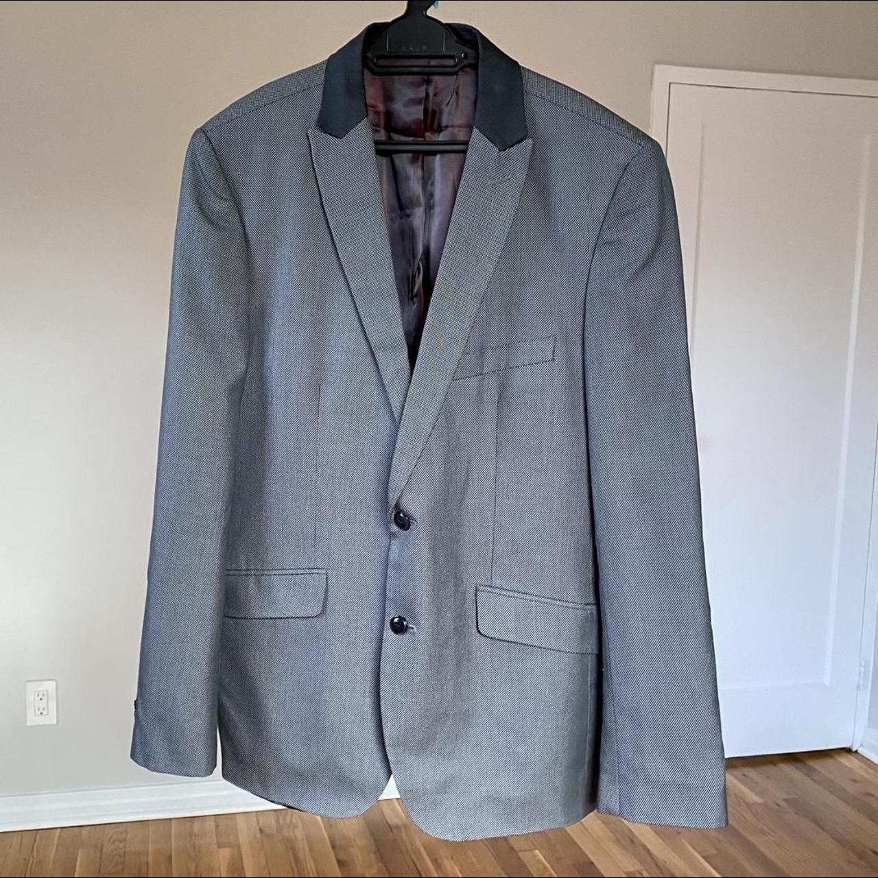 Zara Men's Grey Jacket Depop