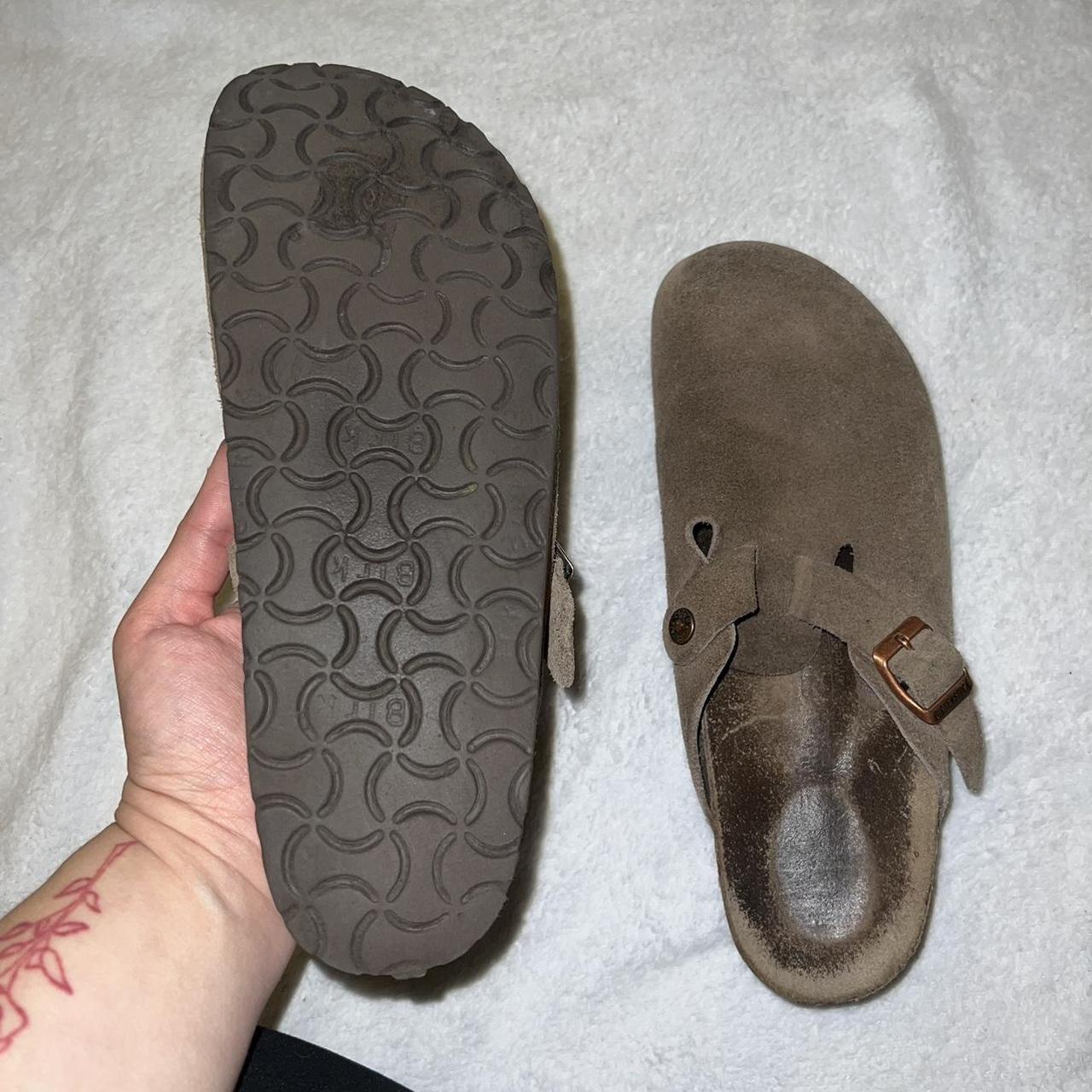 Birkenstock Women's Tan Clogs | Depop