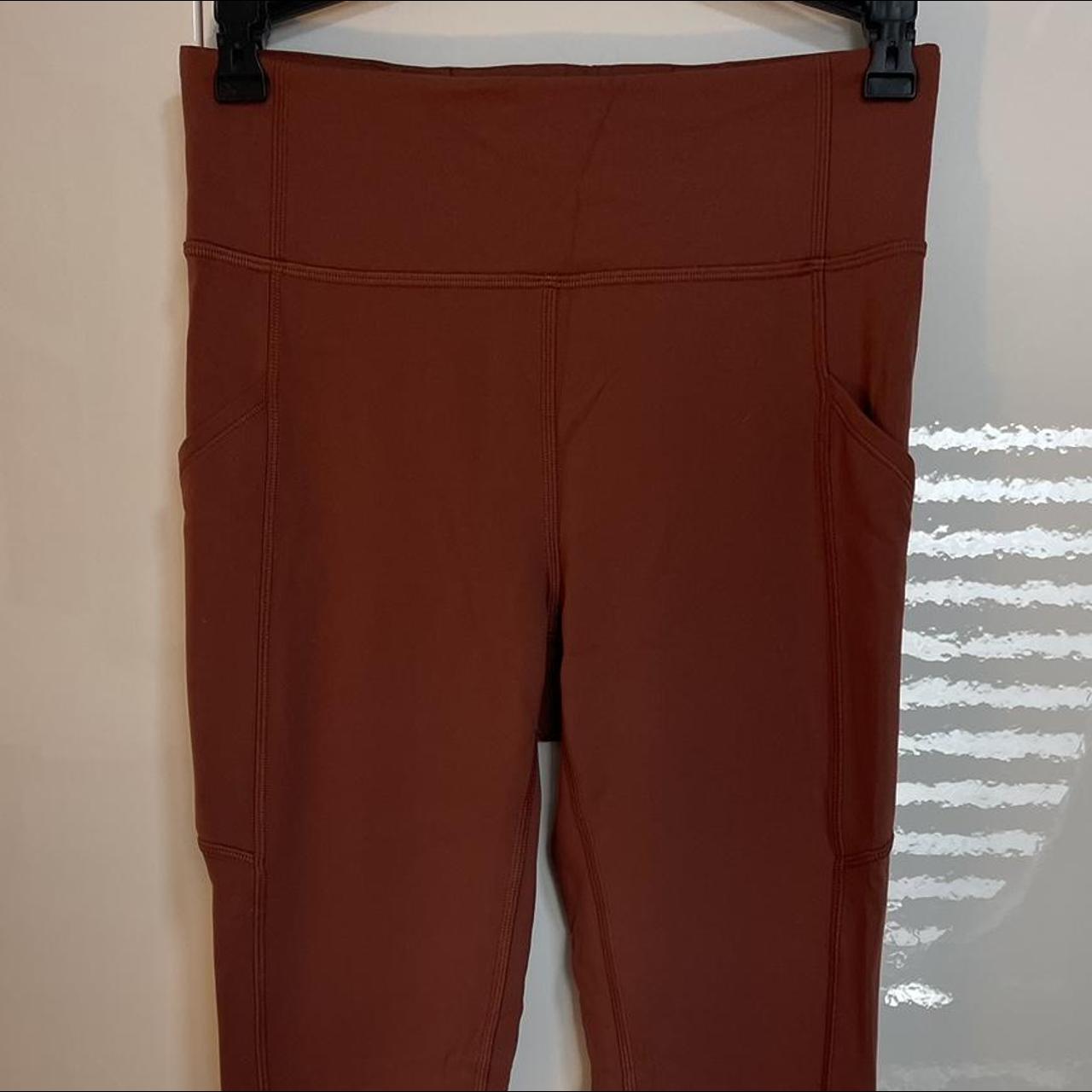 Lululemon leggings burnt orange - Depop