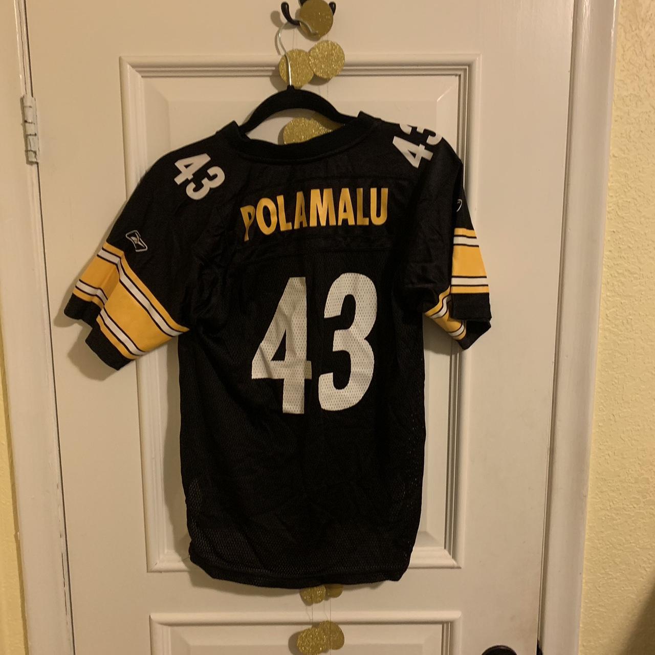 Troy Polamalu #43 Pittsburgh Steelers Reebok Jersey