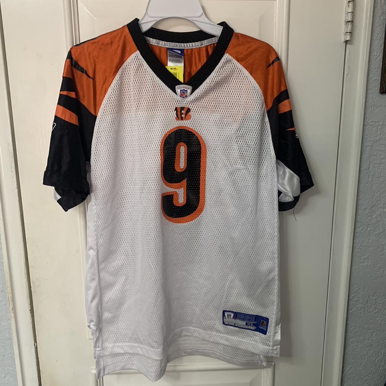 Reebok NFL Equipment Cincinnati Bengals #9 Carson Palmer White