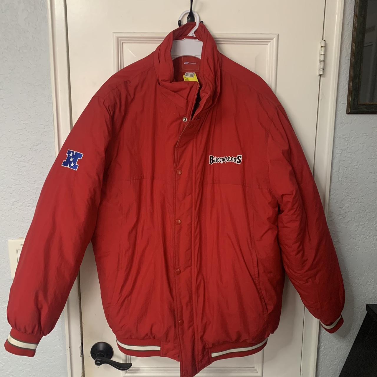 Vintage NFL Tampa Bay Buccaneers NFC Reebok Puffer... - Depop