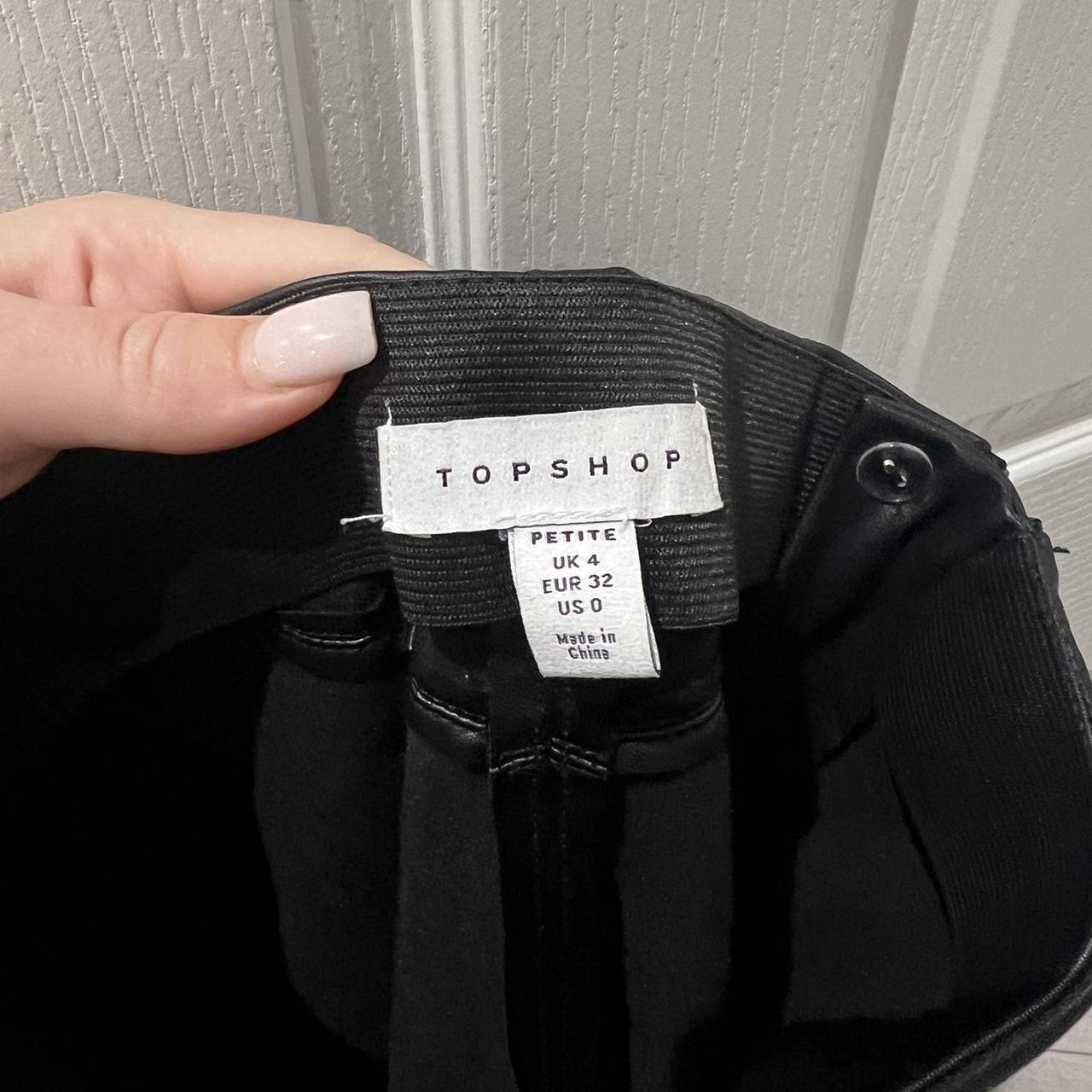 topshop leather leggings