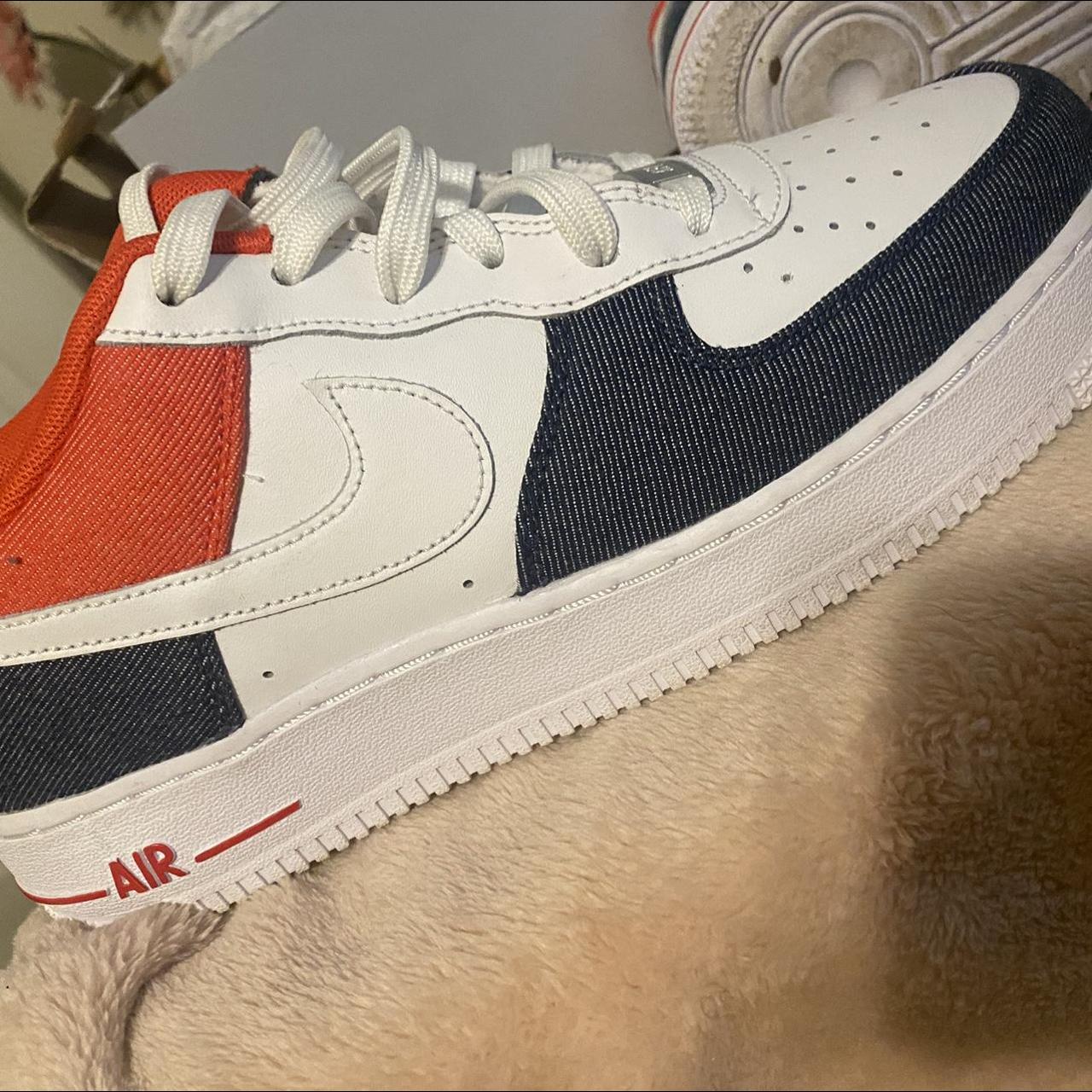 Nike Air Force 1 LV8 GS (White/White/Midnight Navy