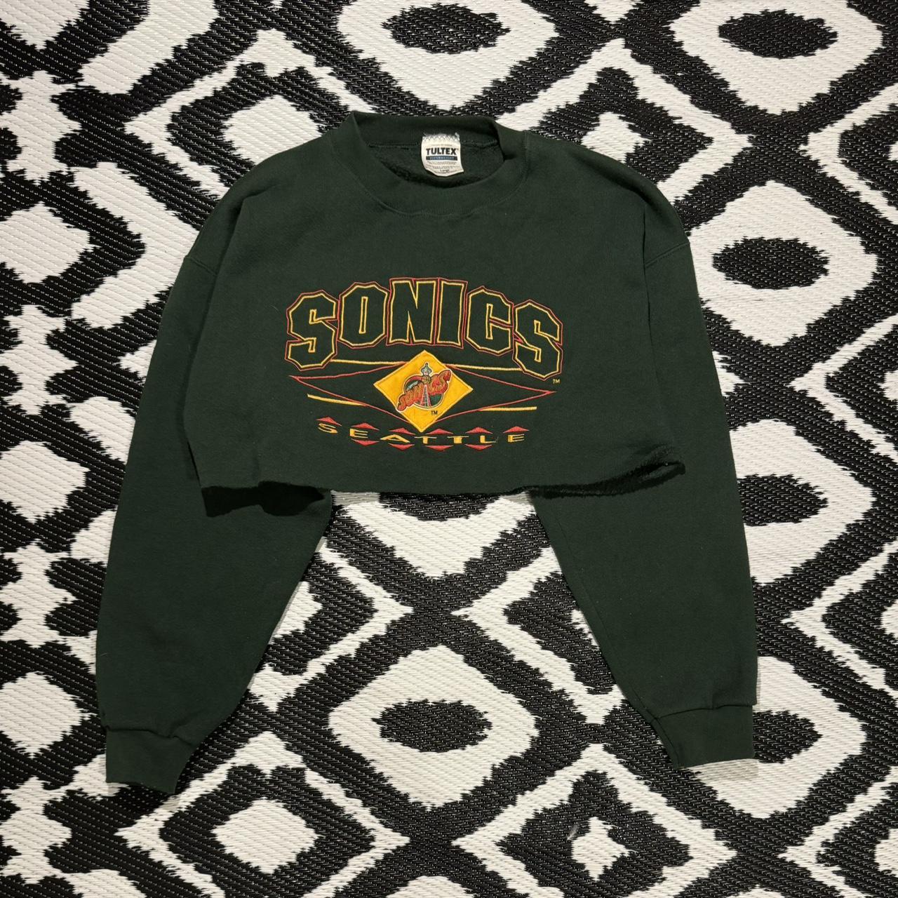 Vintage 90s Seattle Sonics popular NBA crewneck