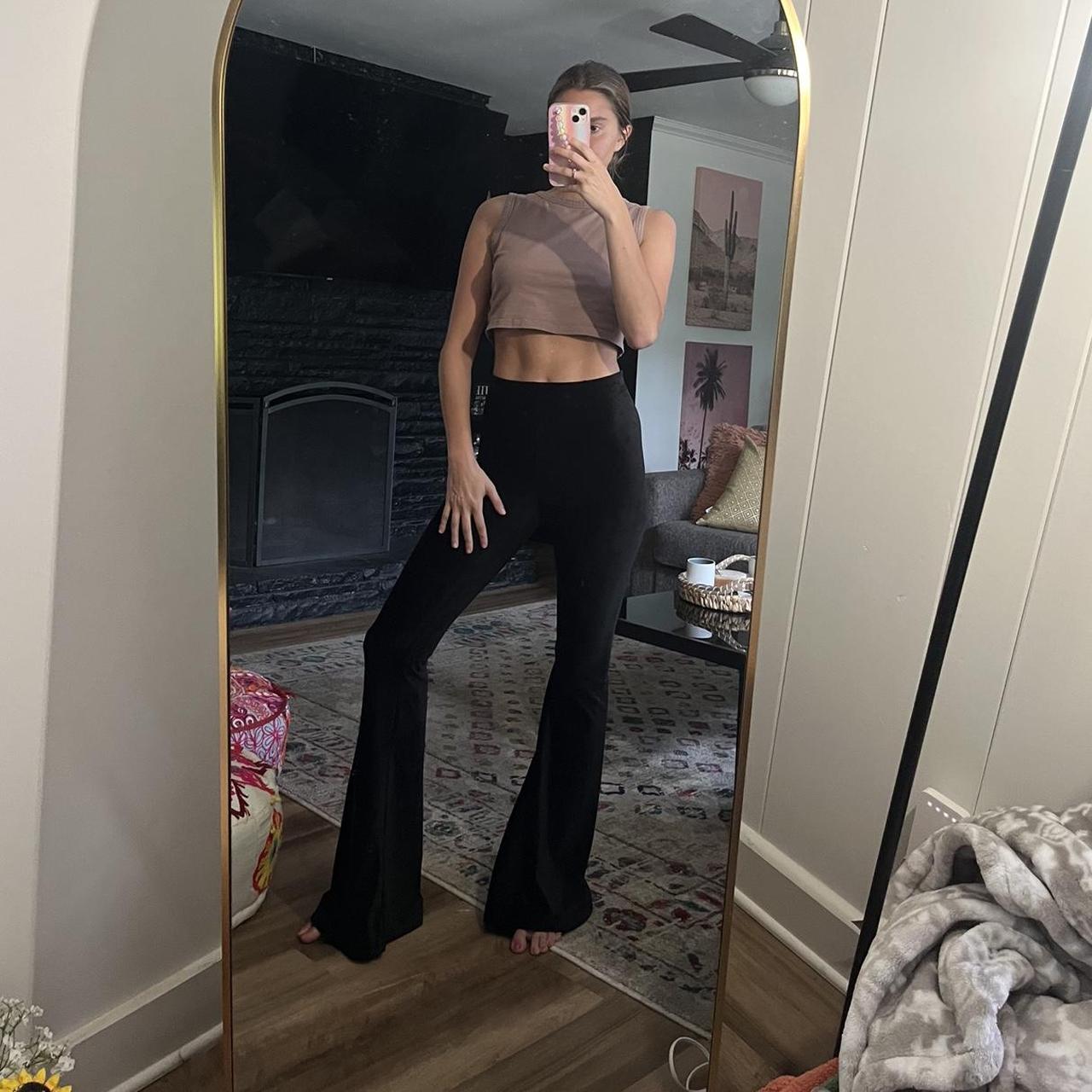 Show Me Your Mumu Women's Black Trousers | Depop