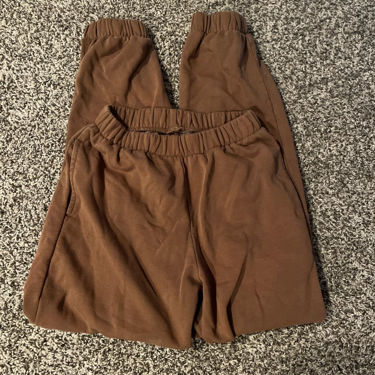 Brandy Melville brown sweatpants. These have no... Depop
