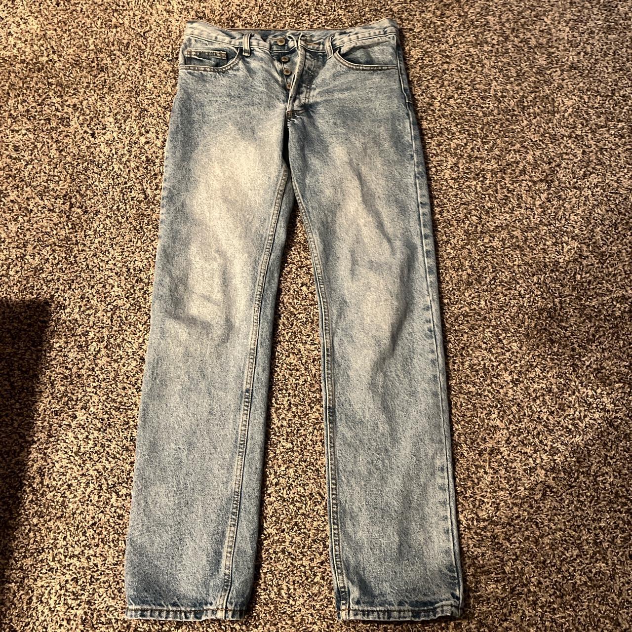 Brandy Melville addison jeans. These fit mid rise,... Depop