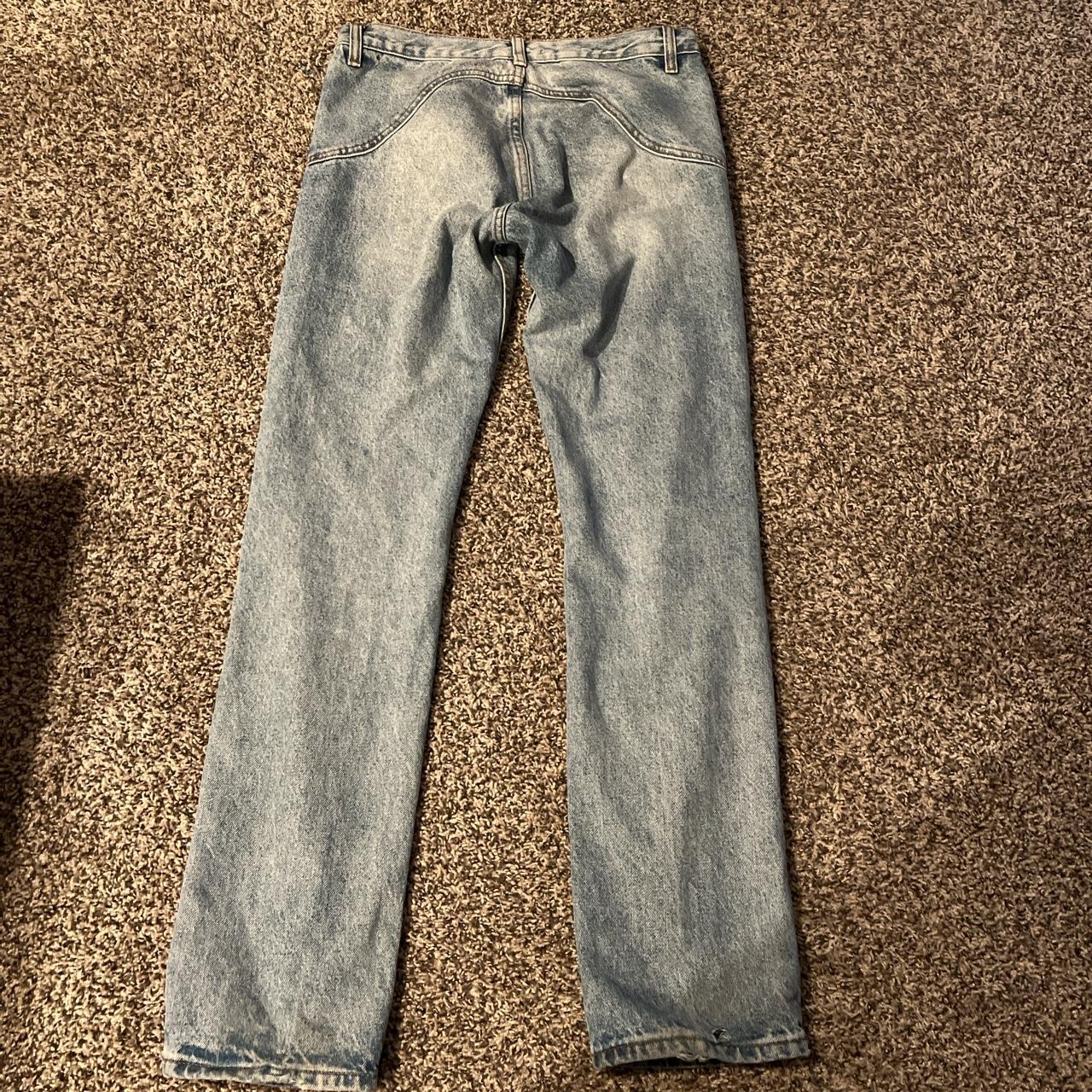 Brandy Melville addison jeans. These fit mid rise,... Depop