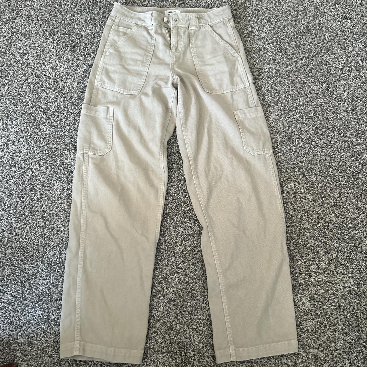 Garage Women's Tan Jeans | Depop