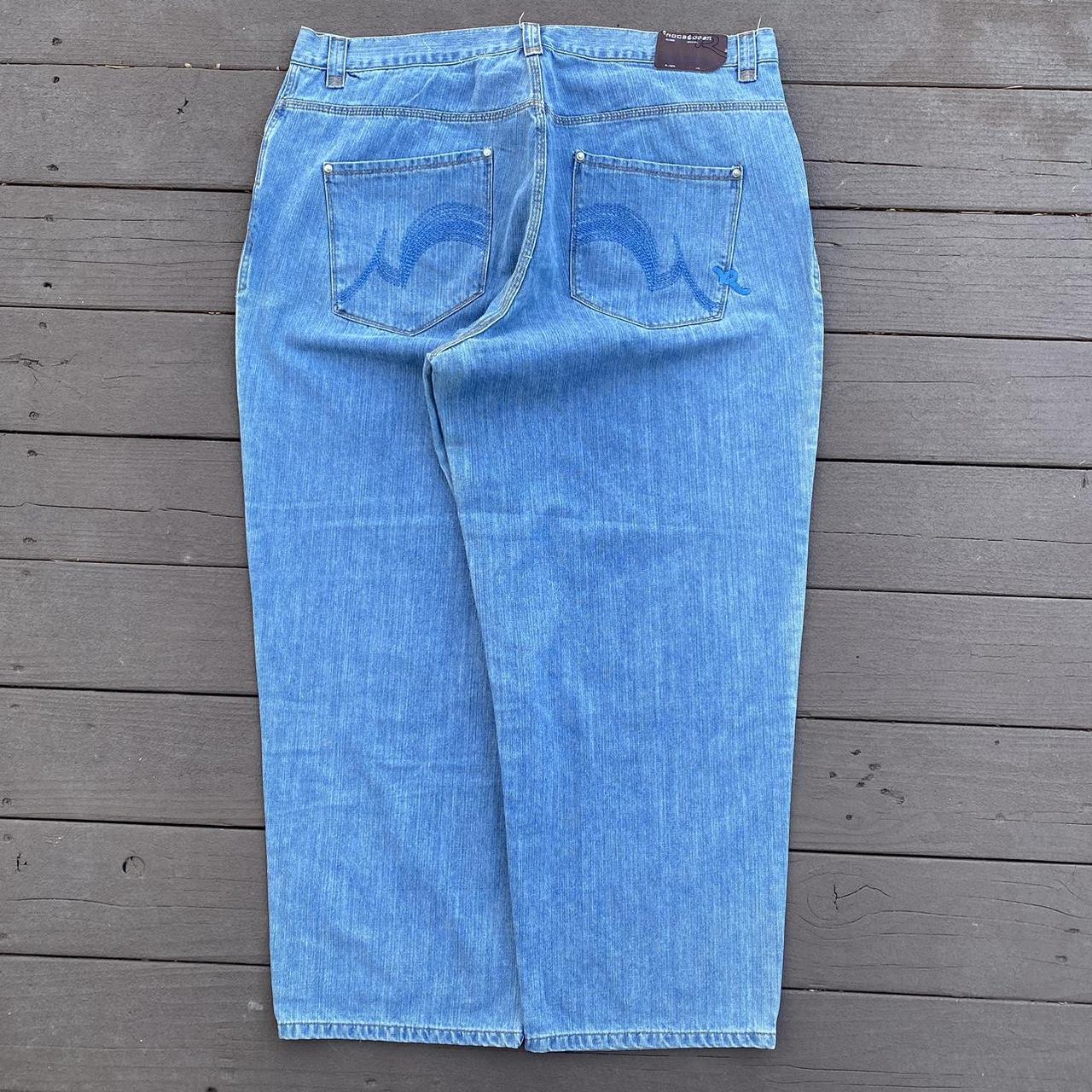 Insanely Baggy Y2k Roca Wear Jeans Size 46 Depop