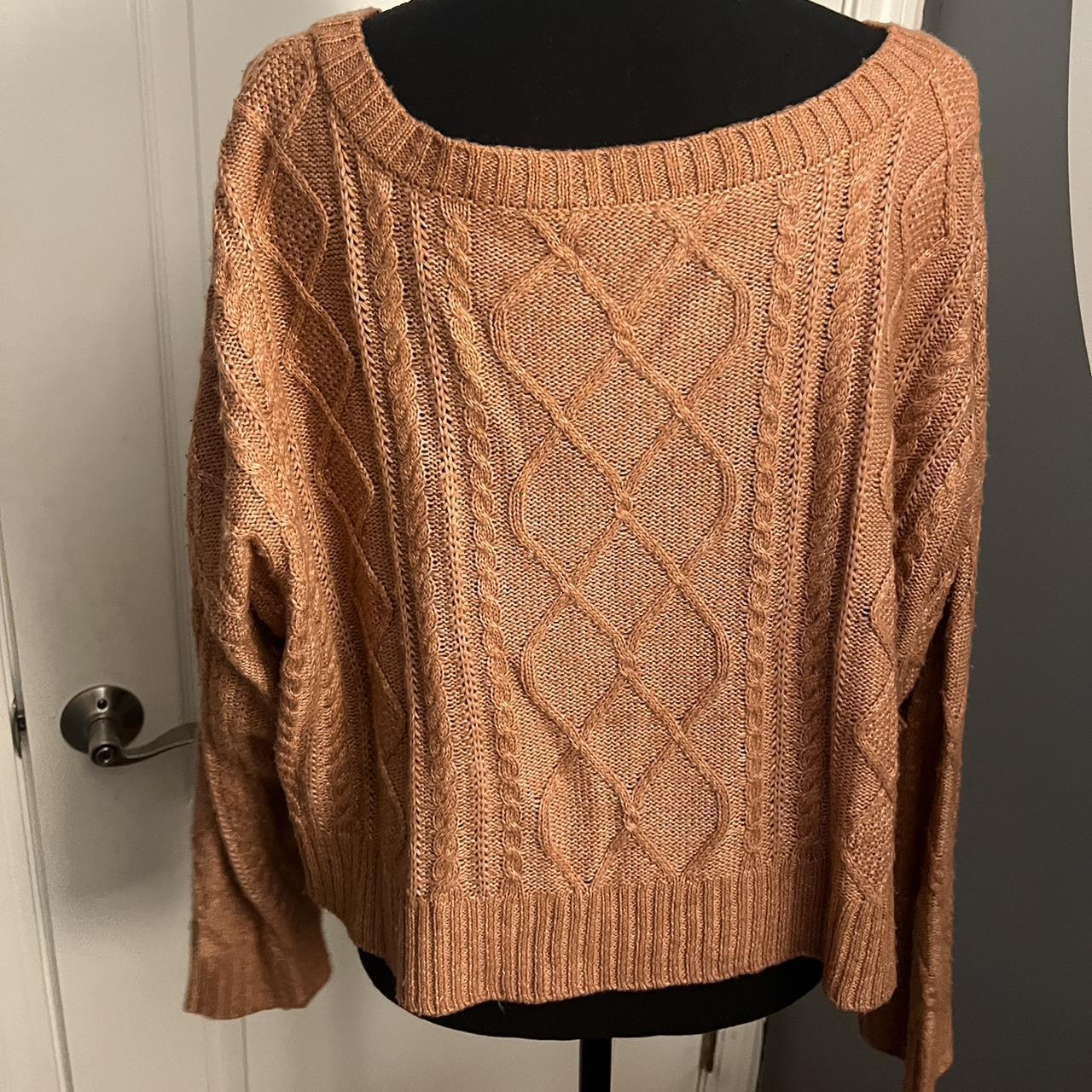 American eagle burnt hot sale orange sweater