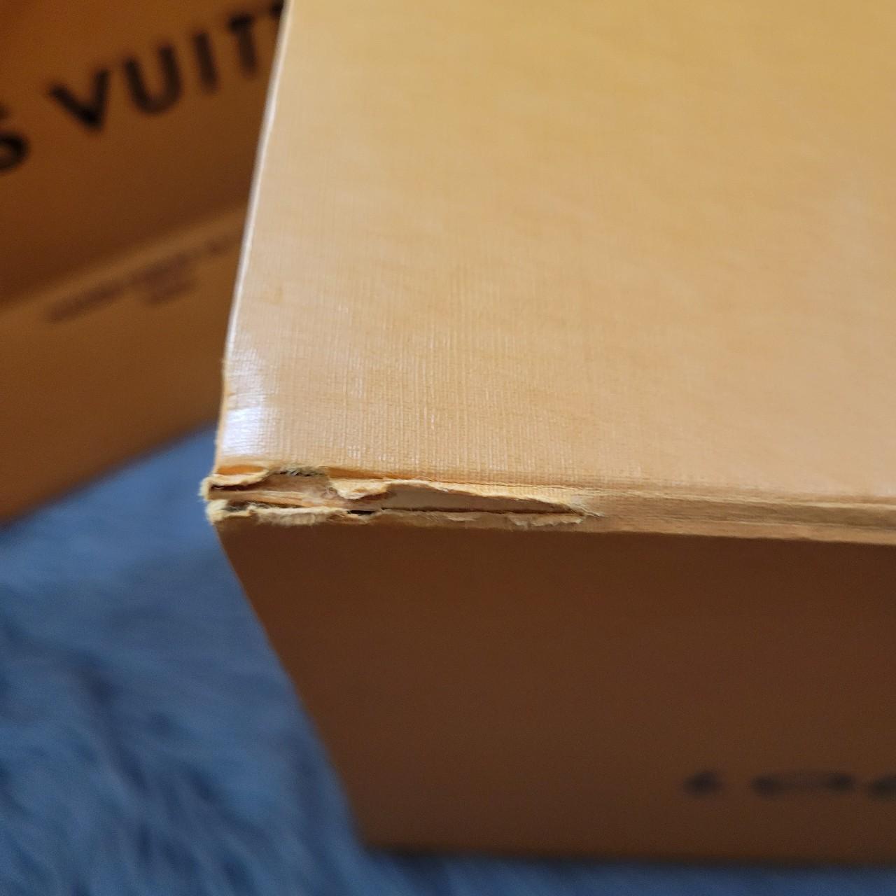 Louis Vuitton empty box Women's shoes box Box size - Depop