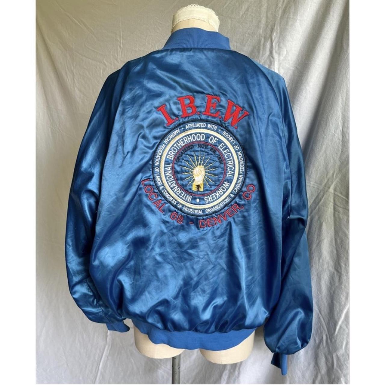 BLUE LIGHTNING BOMBER JACKET – MANFREDONIA.US