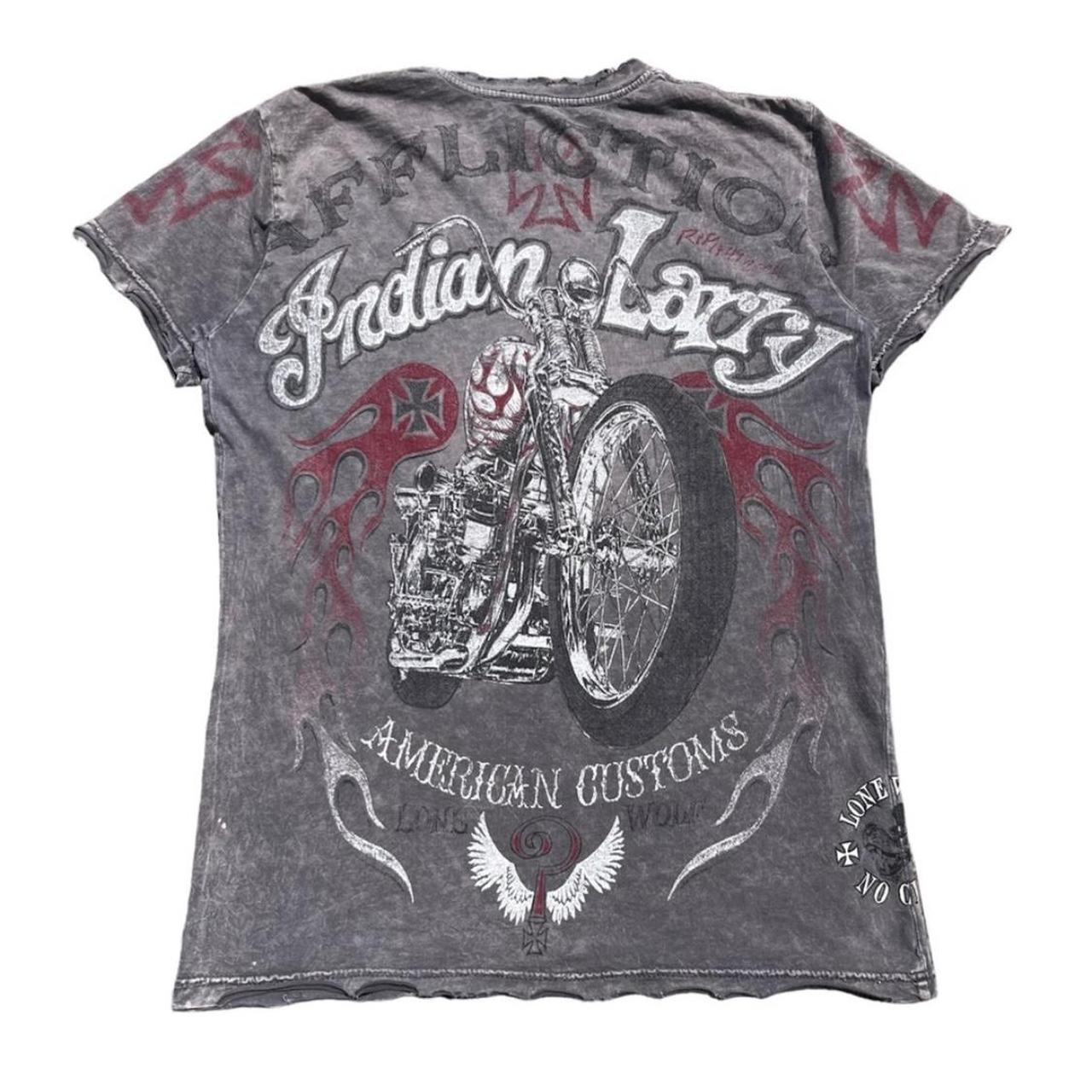 Y2K Affliction Indian Larry American Customs Depop