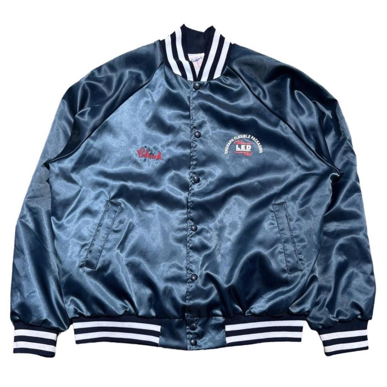 Vintage Swingster 49ers Satin Jacket, DEADSTOCK XL, - Depop