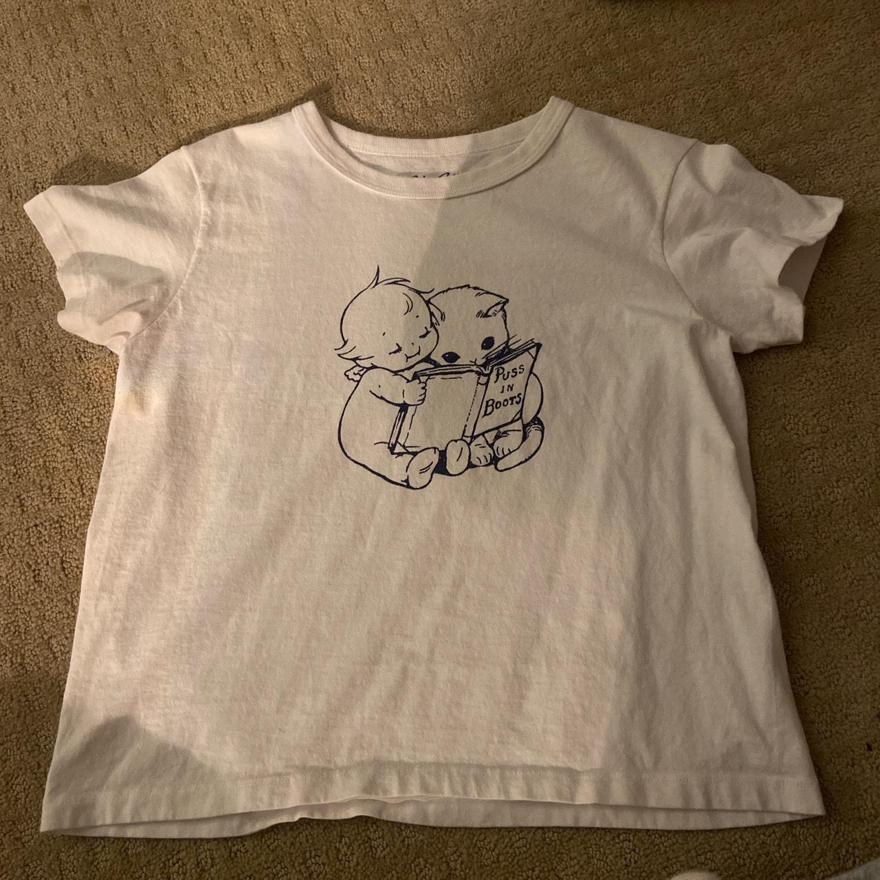 brandy melville baby tee - Depop