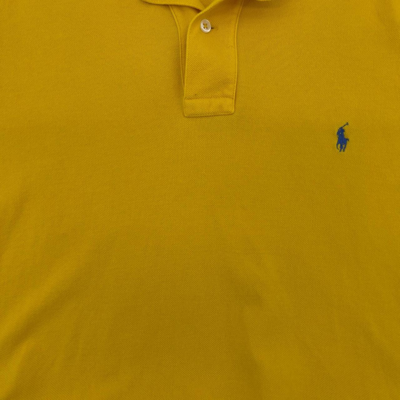 Preloved Men's Polo shirt - Yellow/Blue - M – Pol… - image 3