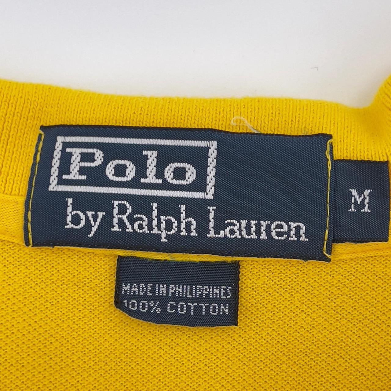 Preloved Men's Polo shirt - Yellow/Blue - M – Pol… - image 4