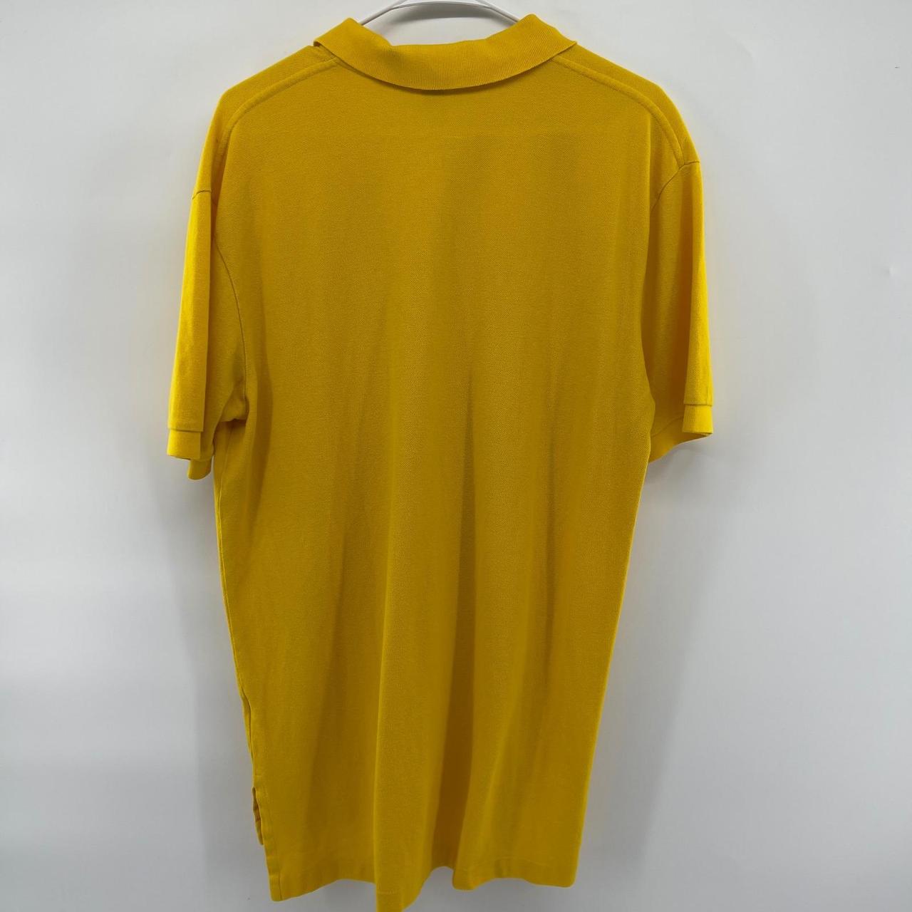 Preloved Men's Polo shirt - Yellow/Blue - M – Pol… - image 5