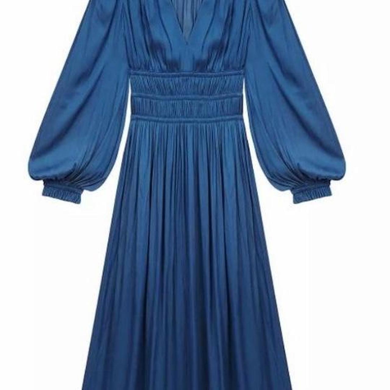 Repop: MAJE Satin Midi dress. Original Purchase... - Depop