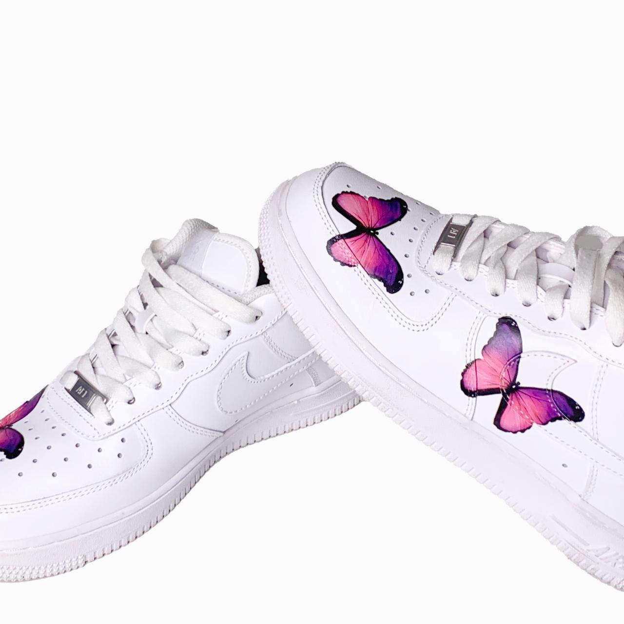 Custom Air Force 1 Size 7 Drip Creationz Depop