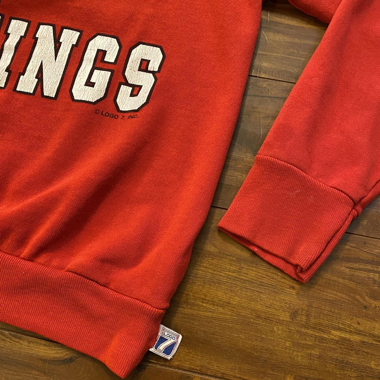 Authentic Detroit Red Wings knit sweater from - Depop