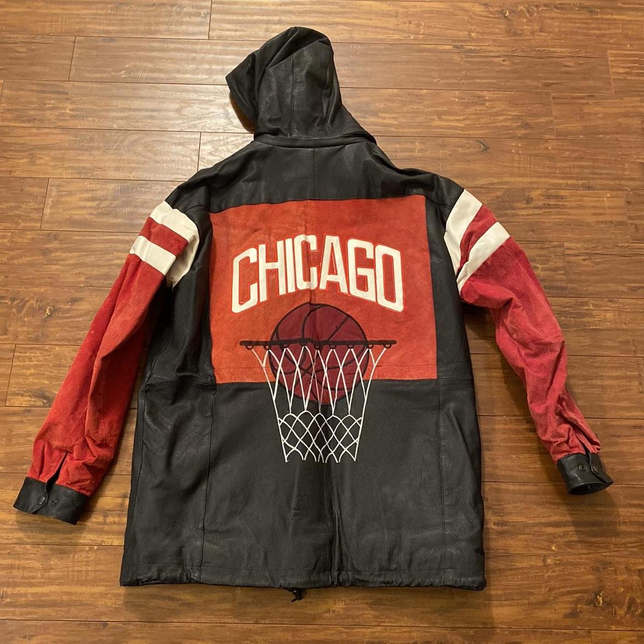 VTG 80’s Route 66 Chicago Bulls Winter Jacket, Size... Depop